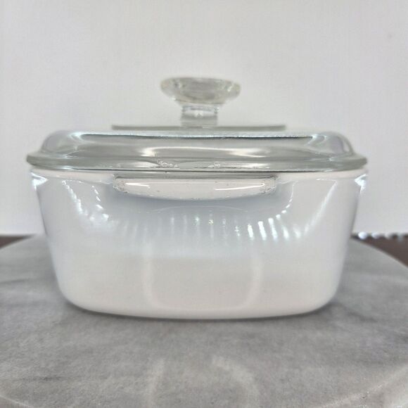 Vintage Corning Ware Wildflower A-1 1/2-B 1.5 Qt Casserole Square Dish USA Lid - Picture 9 of 16